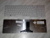 Keyboard Toshiba Satellite C65*, L65*, L67* (White/Glossy/UK) белая глянцевая