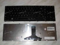 Keyboard Toshiba Satellite A660, A660D, A665, A665D (Black/Glossy/UK) чёрная глянцевая