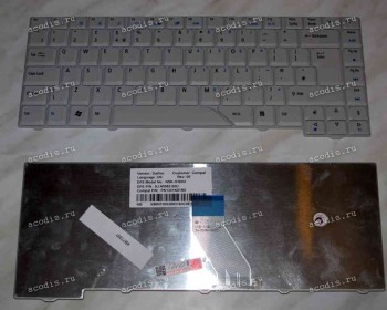 Keyboard Acer Aspire 4210, 4220, 4310, 4315, 4320, 4330, 4430, 4510, 4520, 4710, 4720, 4730, 4910, 4920, 4930, 5220, 5235, 5300, 5310, 5315, 5320, 5520, 5530, 5535, 5700, 5710, 5715, 5720, 5730, 5900, 5910, 5920, 5930, 6920, 6920G, 6935, 6935G (Grey/Matte