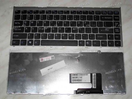 Keyboard Sony VGN-FW (p/n:148084121) (Black/Matte/UK) чёрная матовая