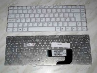 Keyboard Sony VGN-NW (p/n: 148738411) (White/Matte/UK) белая матовая