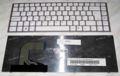 Keyboard Sony VPC-S (p/n:148779011) (White-Pink/Matte/UK) белая в розовой рамке матовая