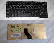 Keyboard Toshiba Satellite L10, L15, L20, L25, L30, L35, Equium L10, Tecra L2 (Black/Matte/RUO)чёрн. мат.