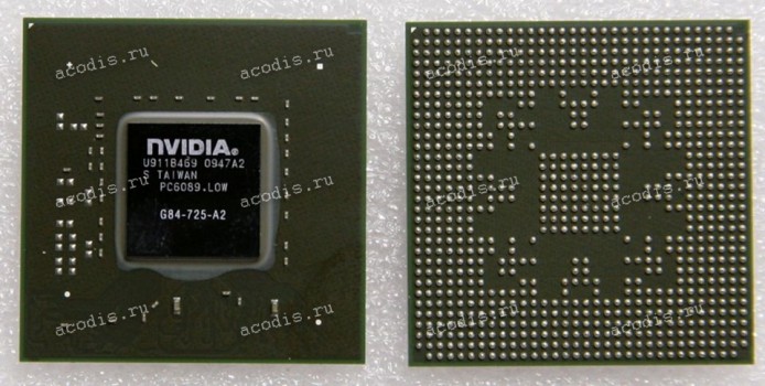 Микросхема nVidia G84-725-A2   (GF 9650M GS) datecode 0947A2