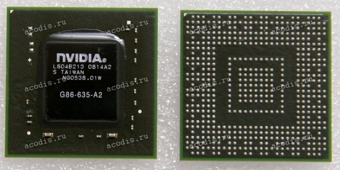 Микросхема nVidia G86-635-A2 / NB9M-GE1-S-A2 BGA533 (Asus p/n: 02G190014120) (GF 9300M G) NEW original datecode 0722A2, 0725A2, 0728A2, 0731A2, 0741A2, 0745A2, 0814A2