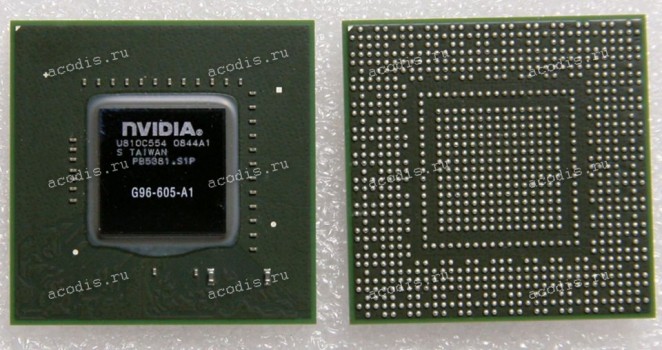 Микросхема nVidia G96-605-A1 datecode 0837A1, 0839A1, 0844A1