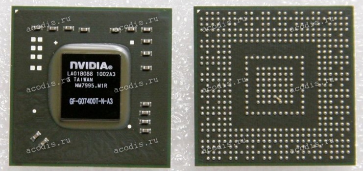 Микросхема nVidia Go7400T-N-A3 datecode 0902A3, 0913A3, 1002A3, 1006A3