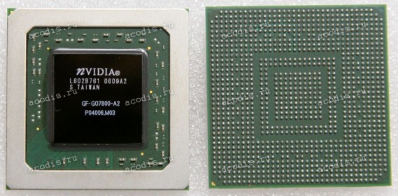 Микросхема nVidia Go7800-A2 datecode 0609A2, 0623A2