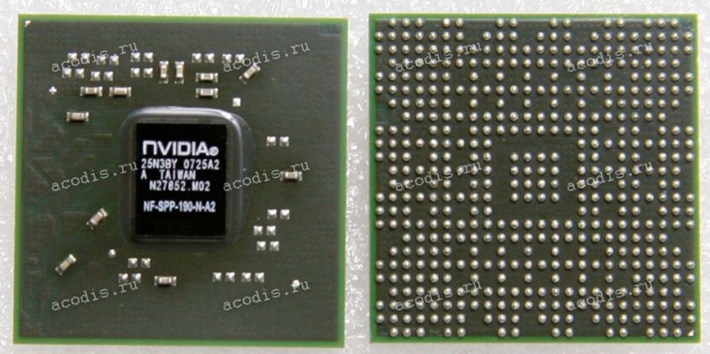 Микросхема nVidia NF-SPP-190-N-A2 datecode 0711A2, 0725A2, 0727A2