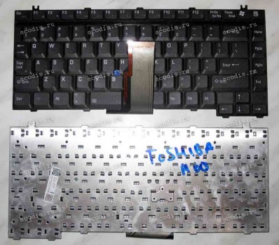 Keyboard Toshiba Satellite M20, Pro 6***, Tecra TE2*** (Black/Matte/US) чёрная матовая PointStick