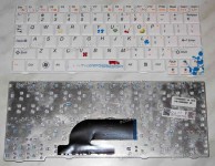Keyboard Lenovo IdeaPad S10-2 (White-Picture/Matte/US) белая с рисунками матовая