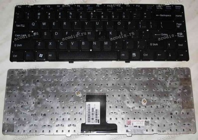 Keyboard Sony VPC-EA (p/n:148792021) (Black-Black/Matte/US) черная