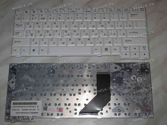 Keyboard LG E200, E210, E300, E310, ED310 (Grey/Matte/RUO) серая матовая русифицированная