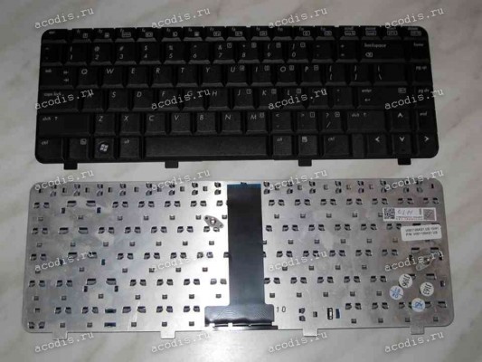 Keyboard HP/Compaq 6520s, 6720s, 540, 550 (Black/Matte/US) черная матовая