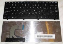 Keyboard Sony VPC-S (p/n:148778621) (Black-Black/Matte/US) черная в черной рамке матовая