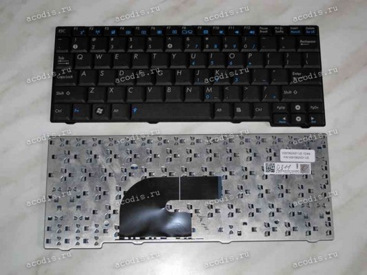 Keyboard Asus eeePC MK90, MK90H (Black/Matte/US) чёрная матовая Keyboard Asus eeePC MK90, MK90H (Black/Matte/US) чёрная матовая