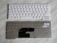 Keyboard Asus eeePC MK90, MK90H (White/Matte/US) белая матовая