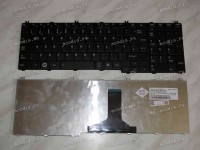 Keyboard Toshiba Satellite C65*, L65*, L67* (Black/Matte/UK) чёрная матовая