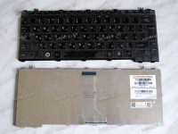 Keyboard Toshiba Satellite M800, U400, U405, U405D (Black/Glossy/RUO) чёрная глянц. русиф