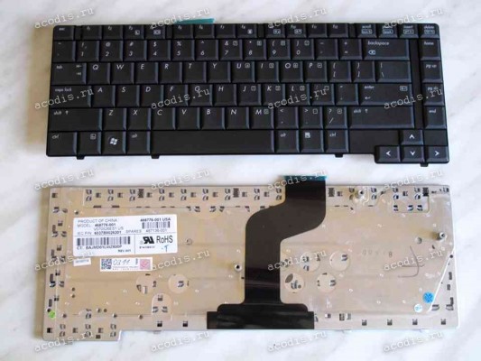 Keyboard HP/Compaq 6730B, 6735B (Black/Matte/US) черная матовая