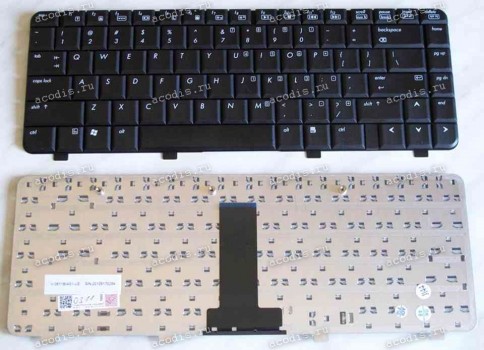 Keyboard HP/Compaq dv2***, Presario V3*** (Black/Matte/US) черная матовая