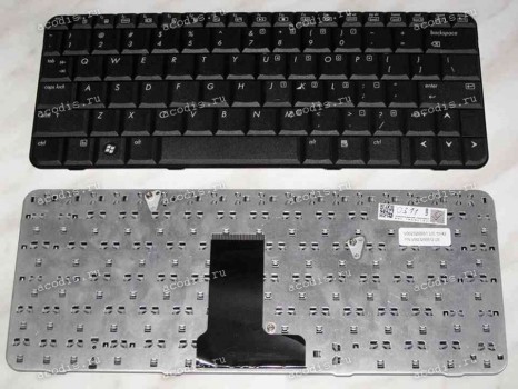 Keyboard HP/Compaq Presario CQ20, Compaq 2230, 2230s (Black/Matte/US) черная матовая
