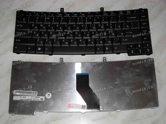Keyboard Acer TravelMate 4320, 4520, 47**, 5***, 7***, Extensa 4120, 5*** (Black/Matte/RUO) черная мат. Keyboard Acer TravelMate 4320, 4520, 47**, 5***, 7***, Extensa 4120, 5*** (Black/Matte/RUO) черная мат.