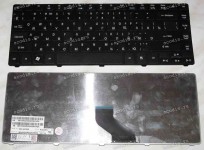 Keyboard Acer Aspire 3410T/3810T = 4741G (Black/Matte/RUO) черная матовая русифицированная