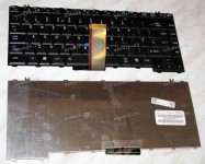 Keyboard Toshiba Satellite Pro S200, Tecra A9, M9 (Black/Matte/UK) чёрная матовая PointStick