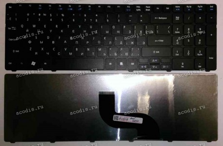 Keyboard Acer Aspire 5236, 5242, 5410, 553*, 5542, 573*, 574*, 581*, 753*, 7740, 893*, 8940 (358х113 мм) (Black/Matte/RUO)черн мат