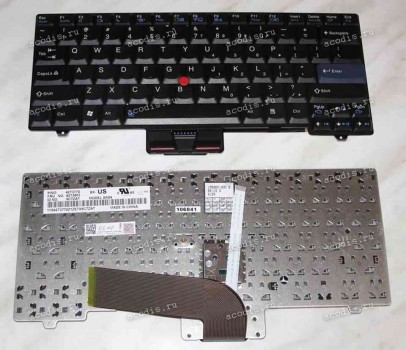 Keyboard Lenovo ThinkPad SL300, SL400, SL400C, SL500, SL500C (Black/Matte/US) чёрная матовая PointStick