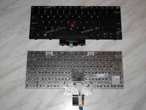 Keyboard Lenovo ThinkPad Edge 10 (Black/Matte/US) чёрная матовая PointStick