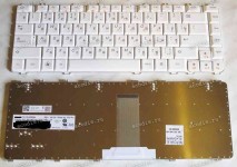 Keyboard Lenovo IdeaPad Y450, Y450A, Y450AW, Y550, Y550A, Y550P (White/Matte/RUO) белая матовая русиф.