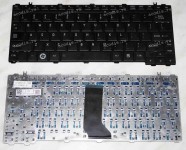 Keyboard Toshiba Satellite T135, Portege M900, U500, U505 (Black/Matte/US) чёрная матовая