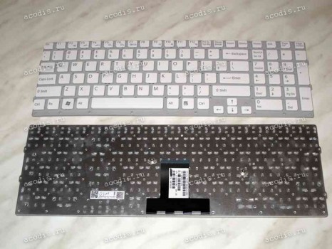 Keyboard Sony VPC-EB (p/n:148793221) (White/Matte/US) белая матовая