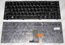 Keyboard Samsung NP-R517, R519, R620, R719 короткая (BA59-02581A/C/D) (Black/Matte/US) чёрная матовая