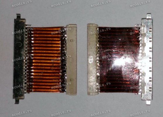 Переходник 20pin 22mm flat к кабелю на 20pin 22mm (T-S) к матрице полный (TD/AK-CC37)