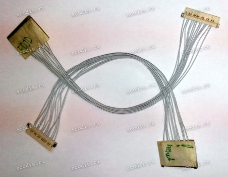 Переходник 20pin 22mm(T-S) к кабелю на 20pin 22mm(VESA) на матрицу  С ЛИНИЯМИ EDID (TD/AK-CCF14+)