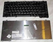 Keyboard Toshiba Satellite 113*,14**,19**,24**,A/M/P/S (Black/Matte/RUO) чёрная матовая оригинальная
