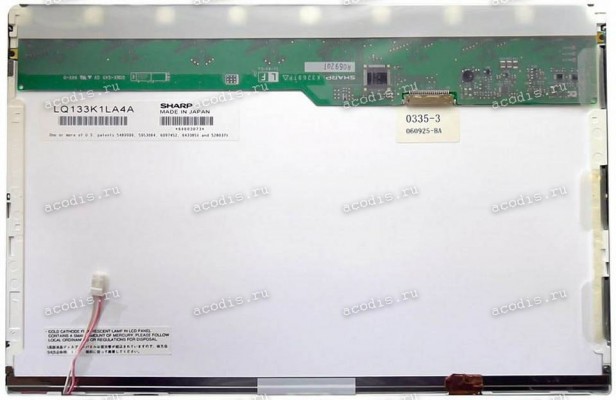 LQ133K1LA4A 1280x800 1 ccfl 20 пин  NEW