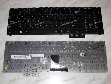 Keyboard Samsung NP-R519, R523, R525, R528, R538, R717, R719, RV508 (p/n: BA59-02529C, BA59-02832C) (Black/Matte/RUO) чёрная матовая