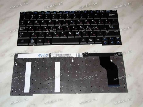 Keyboard Samsung NP-Q35, Q45, Q68, Q70, Q208, Q210 (p/n: BA59-02261C) (Black/Matte/RUO) чёрная матовая русиф