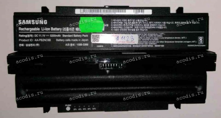 АКБ Samsung NP-M60, P210, P460, P50, P560, P60, Q210, R39, R40, R4*, R58, R60, R65, R70, X360, X460, X60, X65 11,1V разбор