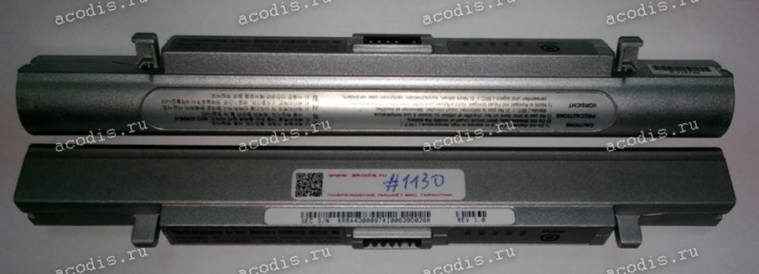 АКБ Samsung NP-X05, X06, X10, X10Plus 11.1V разбор