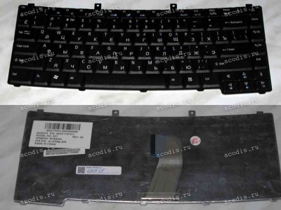 Keyboard Acer Ferrari 5000, Travelmate 8200, 8204 WLMi, 8210, 8215WLMi б/у (Black/Matte/RUO) черн матовая