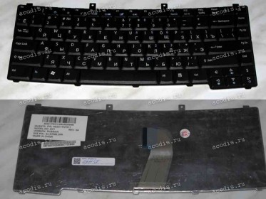Keyboard Acer Ferrari 5000, Travelmate 8200, 8204 WLMi, 8210, 8215WLMi б/у (Black/Matte/RUO) черн матовая