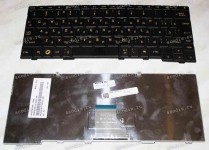 Keyboard Toshiba AC10, AC100, AZ100 (Black/Matte/RUO) черная мат.русиф