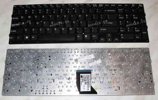 Keyboard Sony VPC-CB17 (Sony p/n: 148954411) (Black/Matte/US) чёрная матовая