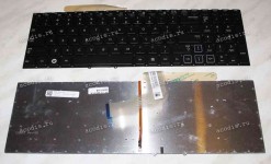Keyboard Samsung NP-RF712 (p/n: BA59-03089A) (Black/Matte/LED/US) чёрная матовая
