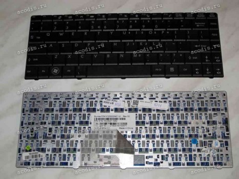 Keyboard MSI X300, X320, X340, U200 (Black/Matte/US) чёрная матовая